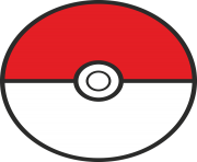 pokeball flat png transparent