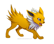 jolteon by akeahi pokemon png