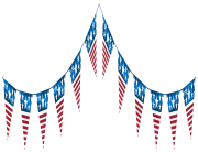 USA Streamer Transparent PNG Clip Art Image