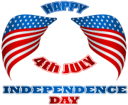 4th July American Wings PNG Clip Art Image