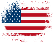 America Flag PNG Clip Art Image