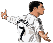 cr7 png cartoon