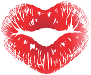 february kiss clipart