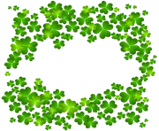 Irish Shamrock Decor PNG Clipart