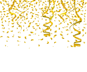 confetti clipart ribbon gold min