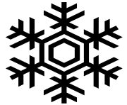 black snowflake png 1