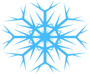 blue snowflake png 5