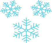 blue snowflake png 6