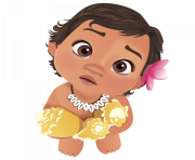 cartoon baby moana png