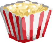 popcorn bowl png clipart 4