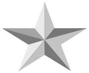 silver star png 8