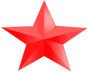 red star png 19