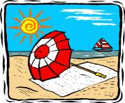 summer beach clip art