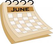 calendar june clipart