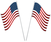 USA Flags PNG Clip Art Image