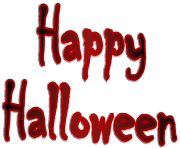 happy halloween text png 7