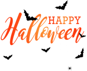 happy halloween text png 9