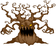 halloween dark tree png 2