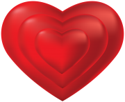 3 Hearts inside Transparent Png Clip Art