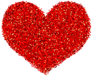 Decorative Red Heart Transparent Image