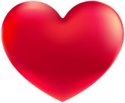 Red Heart Png Clipart Image