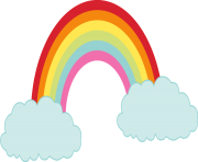 cute rainbow png image