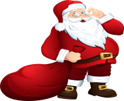 hd santa claus classic clip art png red clothes