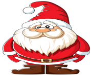 simple santa claus ready for christmas