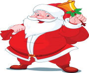 father christmas ringbell santa image