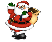 santa claus cartoon png transparent