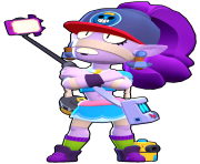 Emz Skin Super Fan Brawl stars png