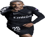 kylian mbappe psg black tshirt number 29